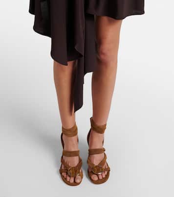 Doma embellished suede sandals | Christopher Esber