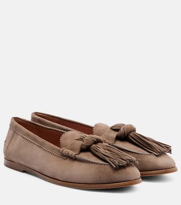 Mocassins Freddie en daim | Aquazzura