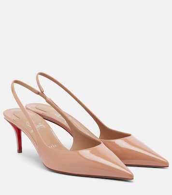 Miss Z 60 patent leather slingback pumps | Christian Louboutin