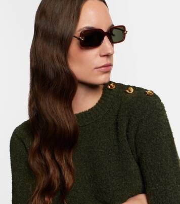 Knot rectangular sunglasses | Bottega Veneta