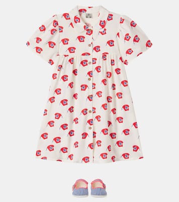 Printed cotton dress | Bonton