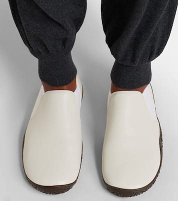 Glove leather slip-on sneakers | Lemaire