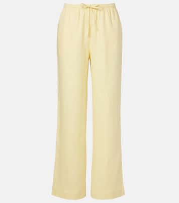 Aurelia linen wide-leg pants | Asceno