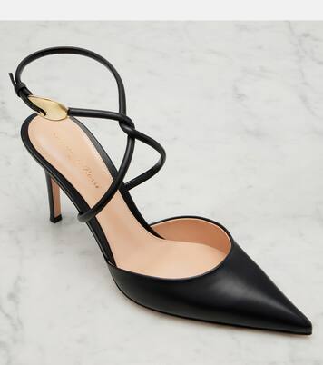 Leather slingback pumps | Gianvito Rossi