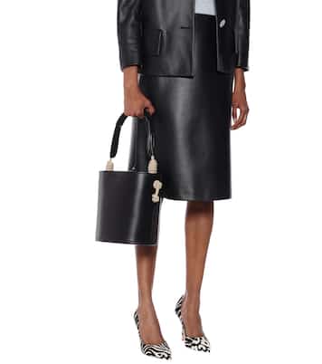 Secchiello Tambour in pelle | Prada