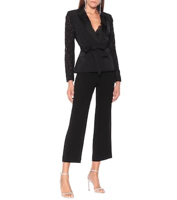 Blazer Faye in cady con pizzo | Simkhai