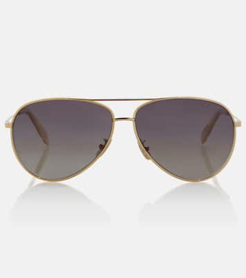 Occhiali da sole aviator con pouch in pelle | Celine Eyewear