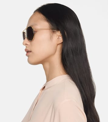 Occhiali da sole aviator con pouch in pelle | Celine Eyewear