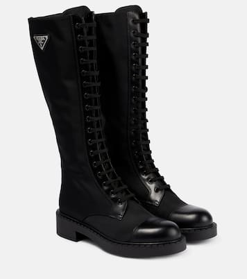 Stivali in Re-Nylon e pelle | Prada