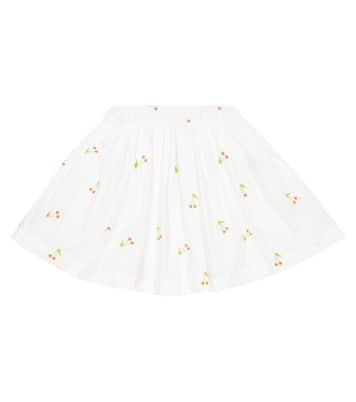 Gonna Suzon in cotone con stampa | Bonpoint