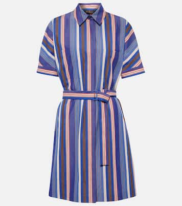 Miranda striped cotton minidress | Loro Piana