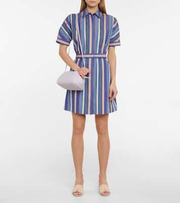 Miranda striped cotton minidress | Loro Piana