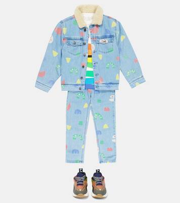 Veste en jean et shearling synthétique | Stella McCartney Kids