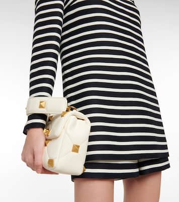 Combi-short VGOLD rayée en laine mélangée | Valentino