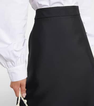 Falda midi asimétrica | Jil Sander