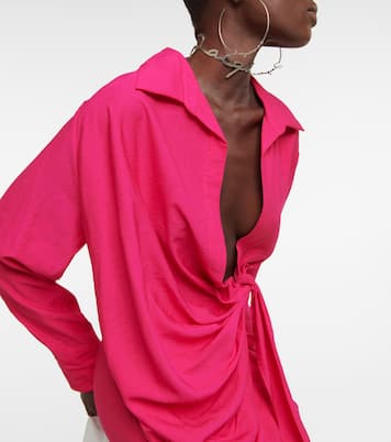 La Robe Bahia tie-detail minidress | Jacquemus