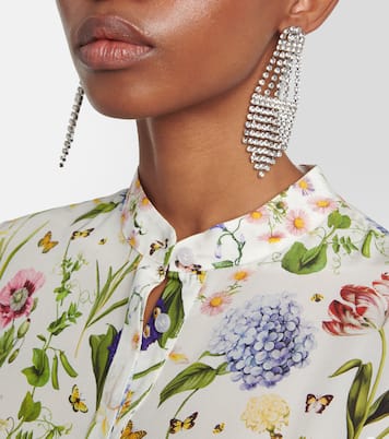 Orecchini pendenti Crystal Fan | Oscar de la Renta