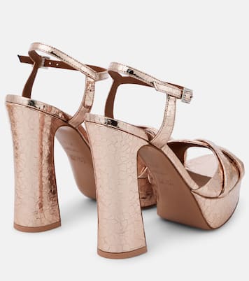 Plateausandalen Keaton aus Leder | Malone Souliers