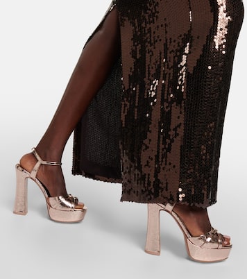 Plateausandalen Keaton aus Leder | Malone Souliers