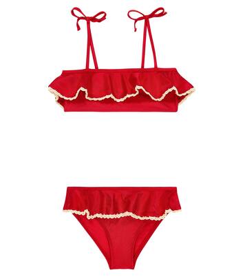 Raie ruffle-trimmed bikini | Zimmermann Kids