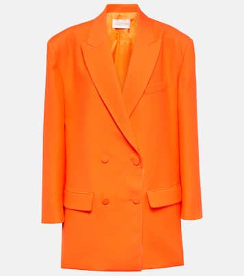 Blazer doppiopetto in Crêpe Couture | Valentino
