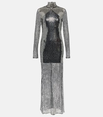 Robe longue Tina à sequins | Taller Marmo