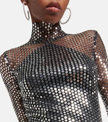 Robe longue Tina à sequins | Taller Marmo