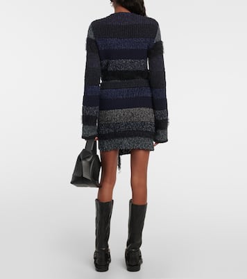Minifalda en mezcla de algodón a rayas | Acne Studios