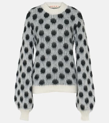 Pullover in jacquard a pois | Marni
