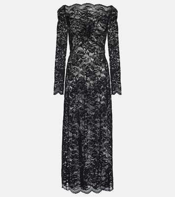Floral lace maxi dress | Rabanne