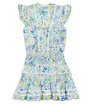 Abito Anais con stampa e volant | Poupette St Barth Kids
