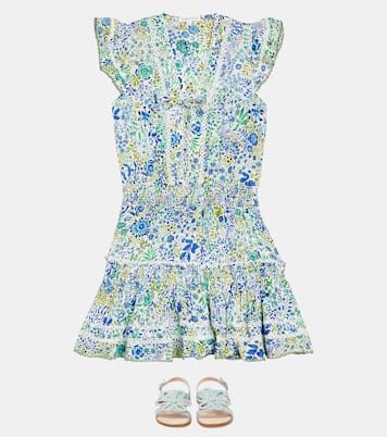 Abito Anais con stampa e volant | Poupette St Barth Kids