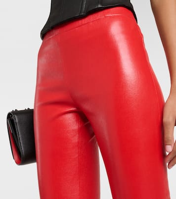 Pantalon raccourci en cuir | Stouls