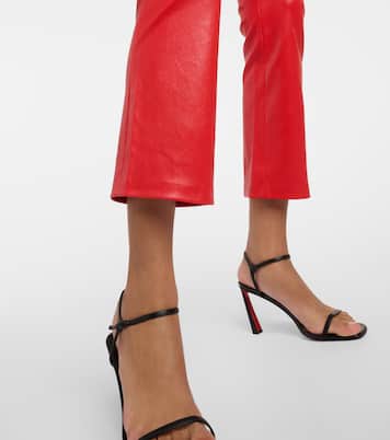 Pantalon raccourci en cuir | Stouls