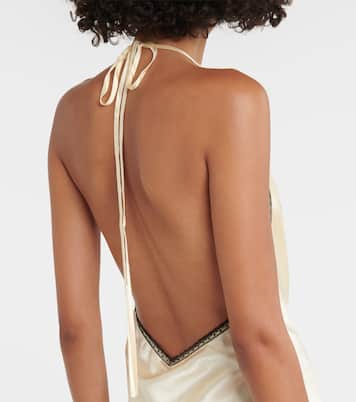 Robe longue en soie | SIR
