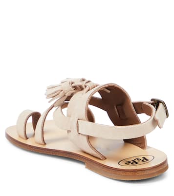 Sandales Scamosciato en daim à franges | PèPè
