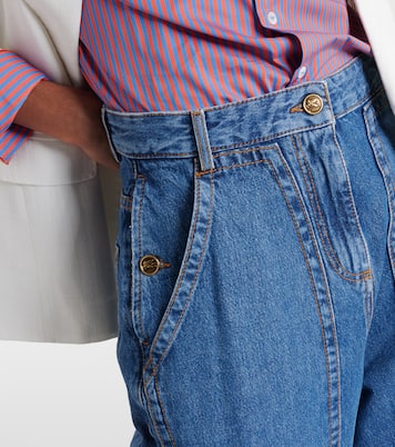 Jeans anchos de tiro alto | Etro