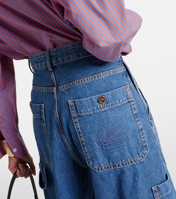 Jeans anchos de tiro alto | Etro