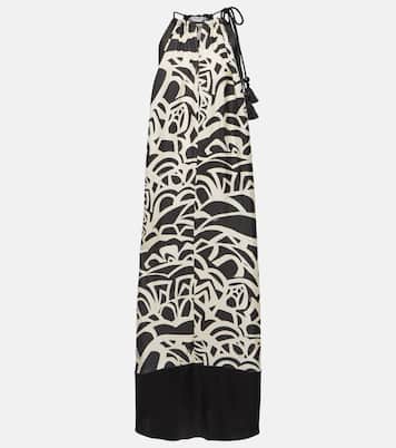 Bedrucktes Maxikleid Licenza aus Seide | Max Mara