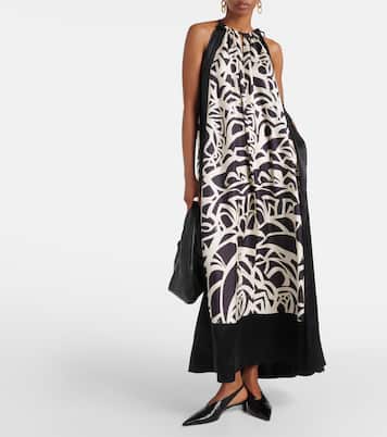 Bedrucktes Maxikleid Licenza aus Seide | Max Mara