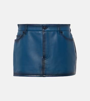 Mini-jupe Lacaria en cuir | Acne Studios