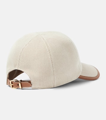 Cappello da baseball in canvas con logo | Miu Miu