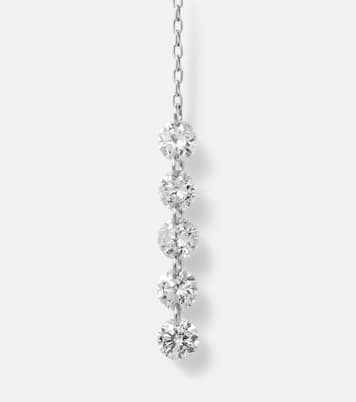 Boucles d'oreilles Danaé en or blanc 18 ct et diamants | Persée