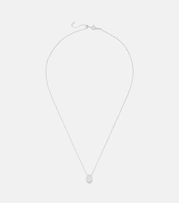 Collier Floating en or blanc 18 ct et diamants | Persée