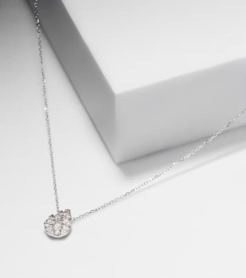 Collier Floating en or blanc 18 ct et diamants | Persée