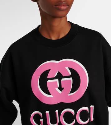 Felpa in cotone con logo | Gucci