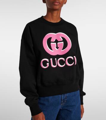 Felpa in cotone con logo | Gucci