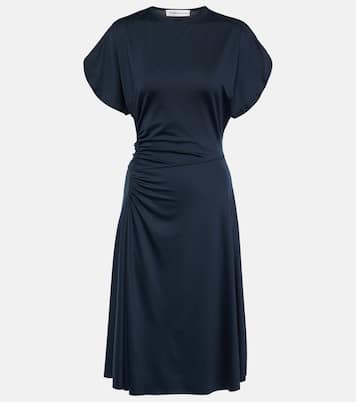 Gathered midi dress | Victoria Beckham
