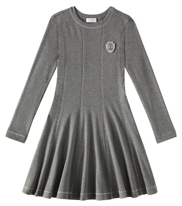 Abito in misto cashmere e cotone | Brunello Cucinelli Kids