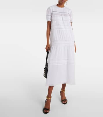 Geralda ruffled cotton midi dress | Marant Etoile